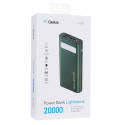 Повербанк с логотипом Gelius Lightstone 20000mAh QC+PD 22.5W Green Фото 8